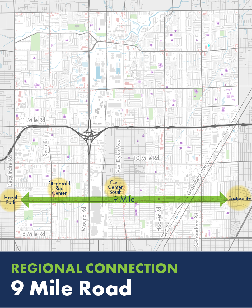 Regional Connection: 9 Mile Road